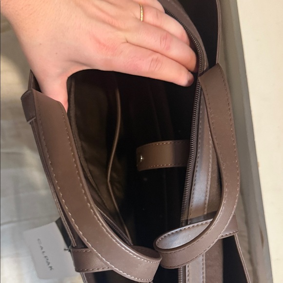 Calpak Dark Brown Laptop/Travel Bag - NWT - Picture 4 of 12